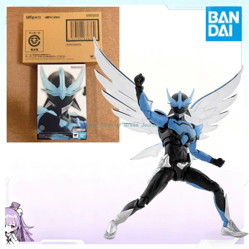 

In stock Bandai real bone sculpture Wing Man Silver Wing Superman WING-MAN Kenta Hirono movable figure collection gift