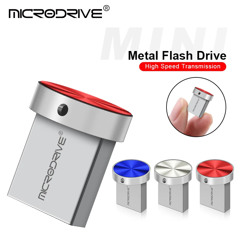 Pen Drive de Metal, Memory Stick Pendrive, Cle USB 2.0, 128GB, 64GB, 32GB, 64GB, 128, 64, 32, 16, Alta Velocidade Mini USB Flash Drive, 8, 4GB