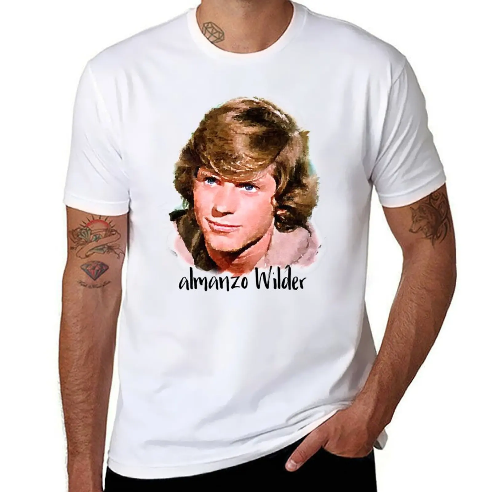 

Almanzo Wilder Little House on the Prairie T-Shirt t shirt men 100% cotton luxury brand funny t shirts man T-Shirt