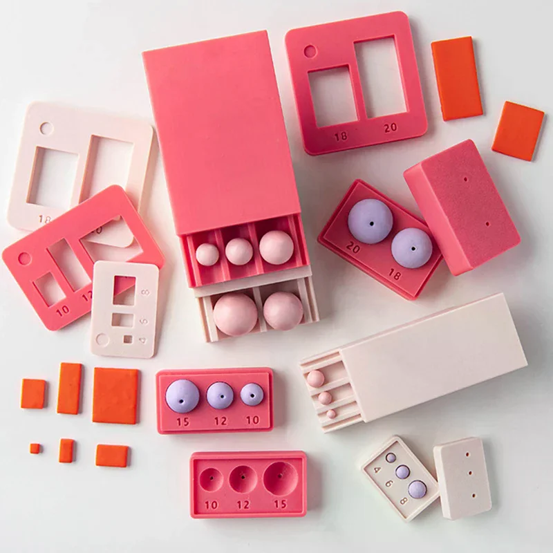 

4-15 мм разноразмерный шарик из полимерной глины, форма для изготовления шариков из бисера, форма для шариков из глины, формирователь и резак, сделай сам, для серег, ожерелий, ювелирных изделий