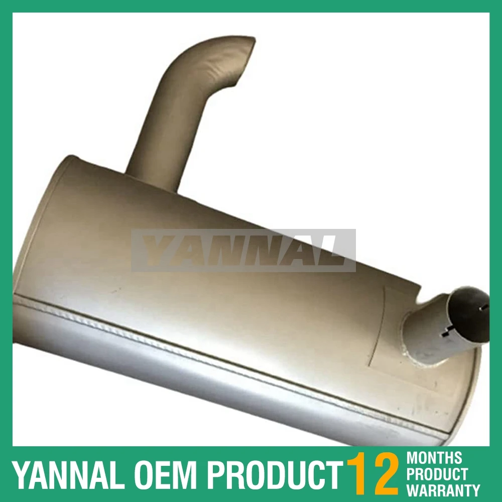 New VOE14504919 MUFFLER with u bolt clamp For Volvo EC210B ec180b EC140B EC160B