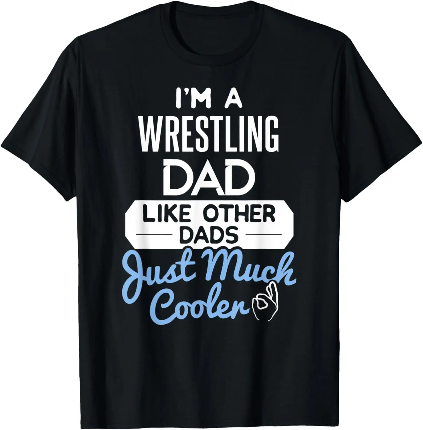 

Cool Fathers Day Design Wrestling Dad T-Shirt
