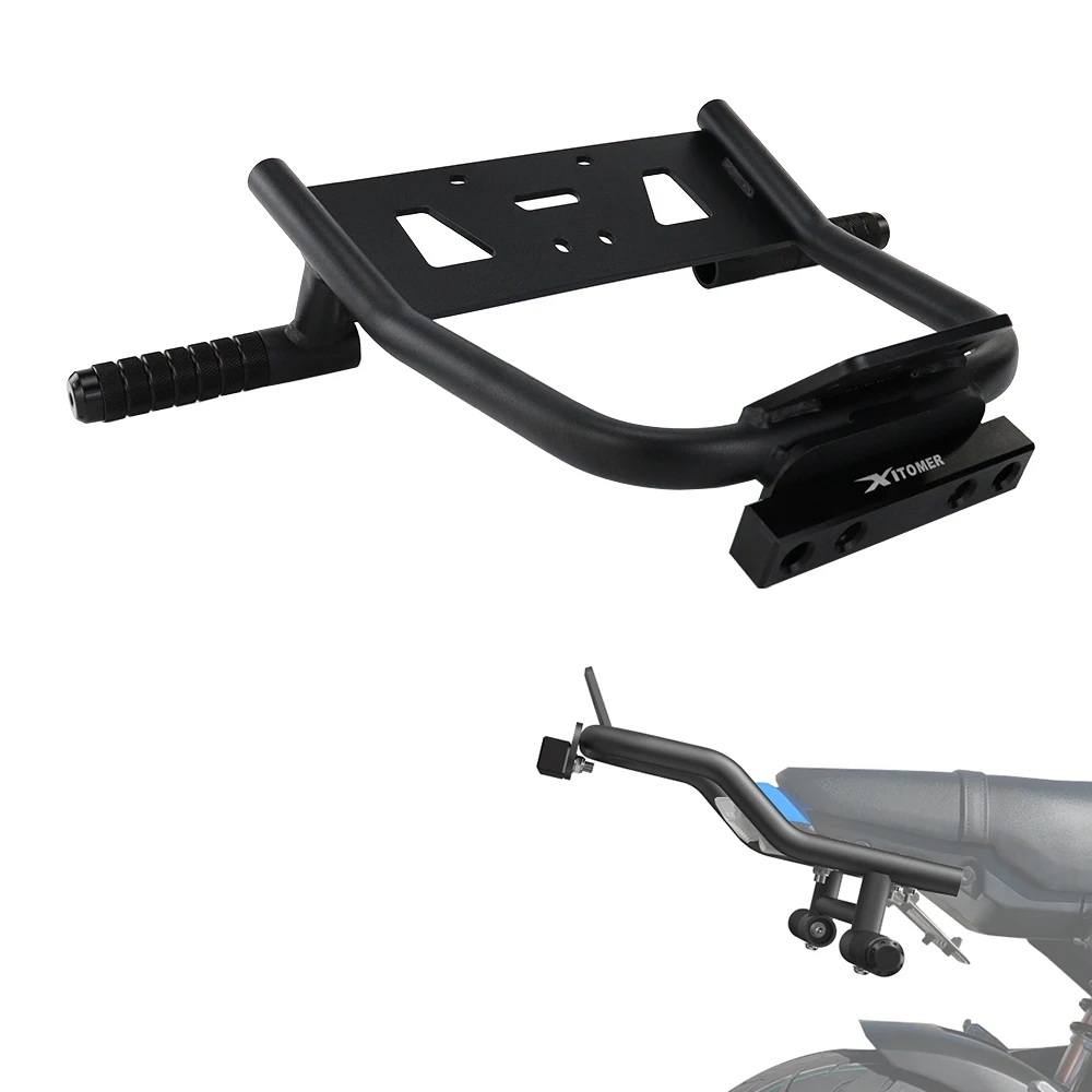 

For HONDA GROM 125 2022 2023 2024 2025 Motorcycle Sub Cage with Stunt Subcage and Scrape Bars Rear Footrests Stunt & 12 o'clock