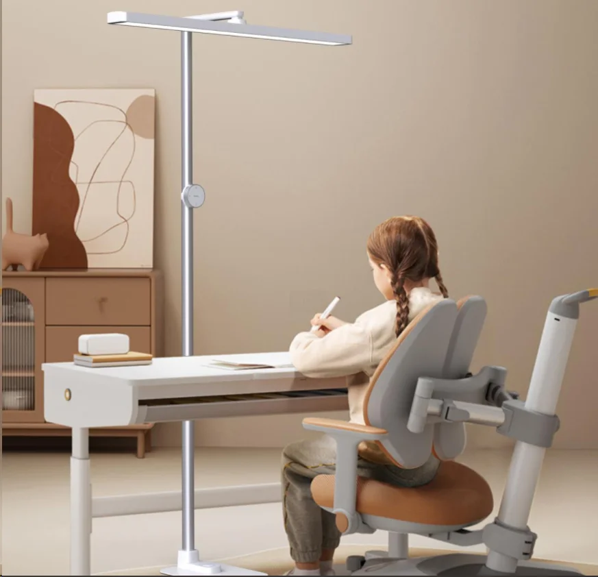 Light Emitting Diode Floor Lamp, Dimmable Floor Lamp with Foot Switch, Remote Control Light Emitting Diode Lamp with CCT