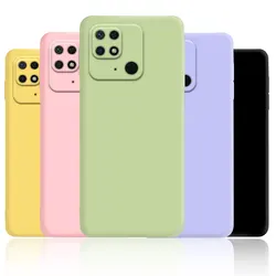 Liquid Silicone Phone Protective Case for Xiaomi Redmi 10C 10A 9A 9C NFC 12c Redmi Note 10 10S 11 11s 12s 12 Pro 5G A1 A2 Cover