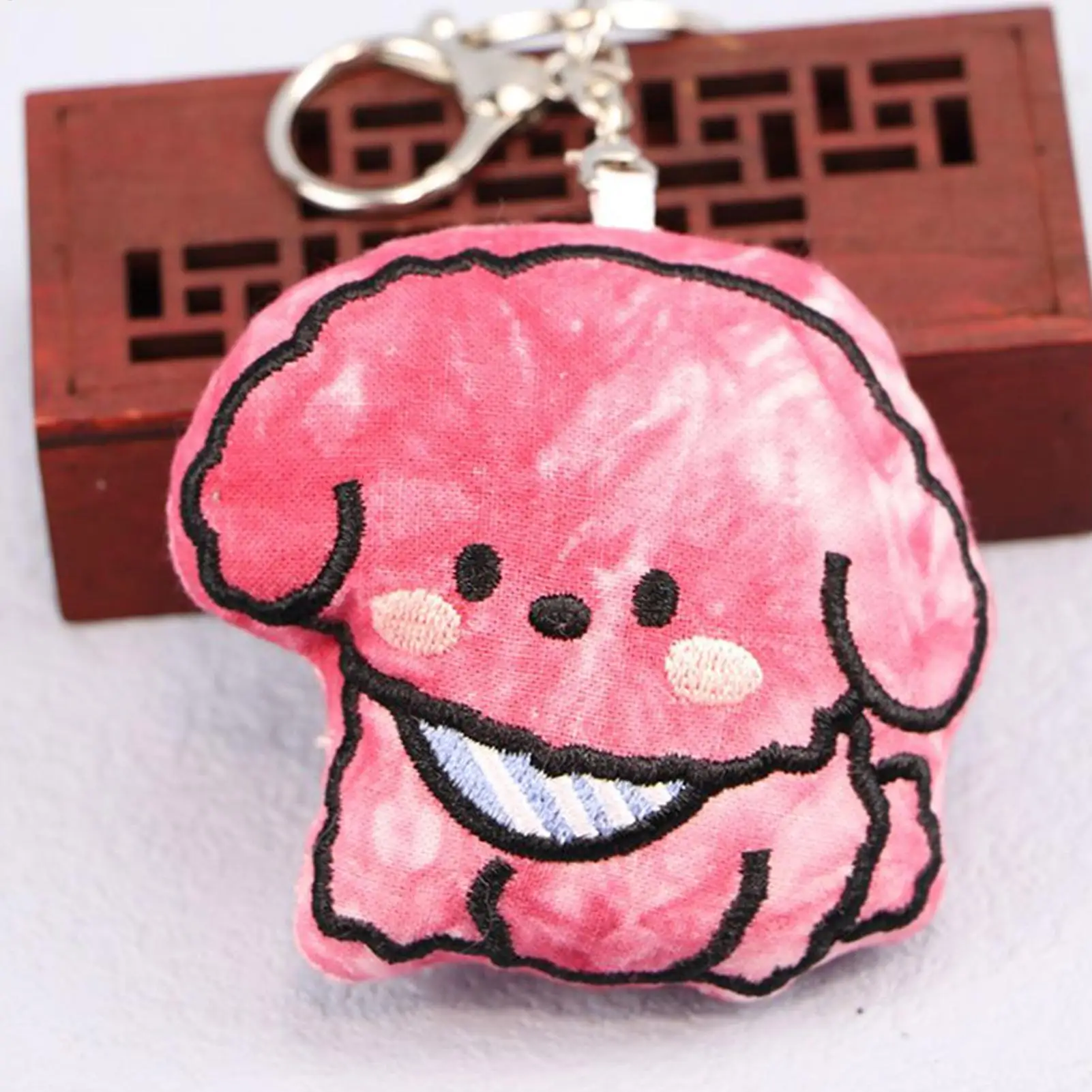 Dinosaurier-Plüsch-Schlüsselanhänger, süßer Mädchen-Rucksack, Schlüsselanhänger, Damen-Taschen-Zubehör für Halloween, Valentinstag, tägliche Sammlung, Weihnachtsauto