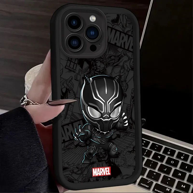 เคสโทรศัพท์ลายสไปเดอร์แมน เดดพูล กรูท สำหรับ iPhone 16 16E 15 14 13 12 11 Pro Max X XS X S Max XR SE 2020 SE4 7 8 ป้องกันแรงกระแทก