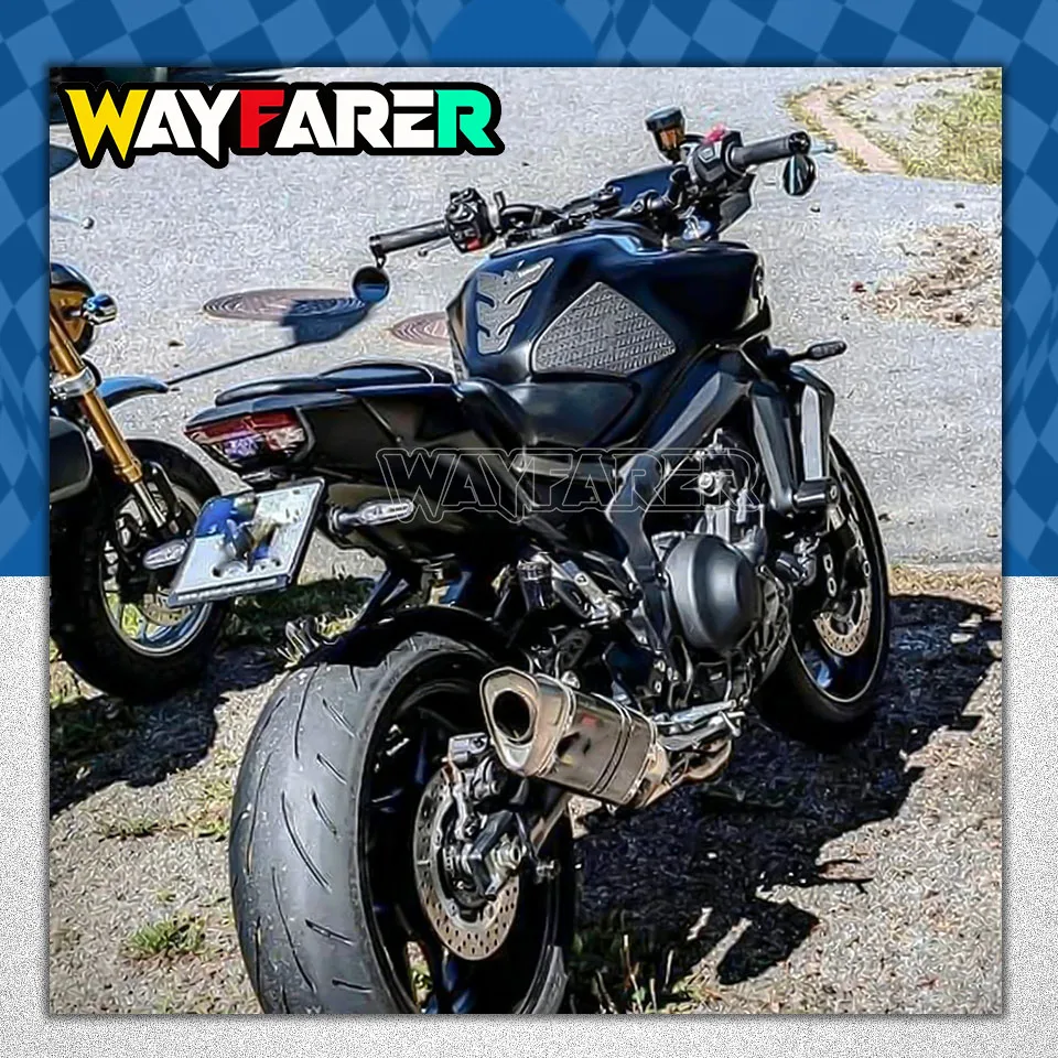 2026 License Plate Holder For MT09 MT-09 MT09SP MT-09/SP YZFR9 YZF-R9 2024-2025 Rear Tail Stock Tidy Tailstock Bracket CNC Parts