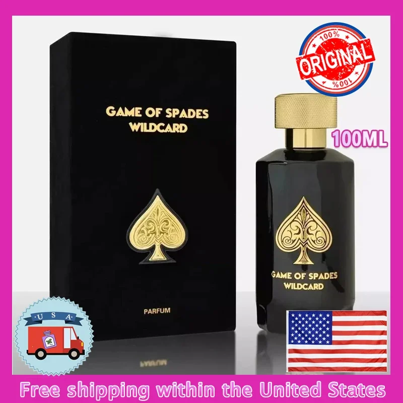 Blijvende bloemenferomonen 100 ml Jo Milano Paris Spades Wildcard Eau De Parfum Spray voor Unisex Originele Parfum Keulen