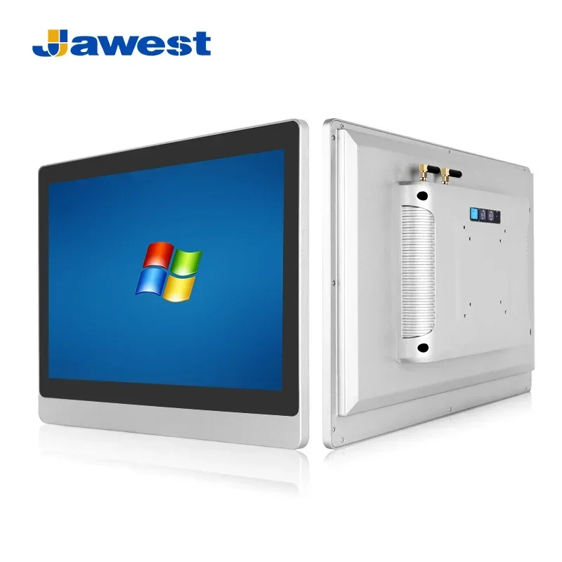 New Jawest 15.6 Inch J1900 Wifi Rs232 Rs485 Desktop Capacitive Touch Screen Industrial Grade Panel Pc All In One Computer