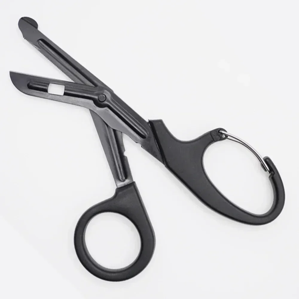 1 Pc 18.5cm Emergrncy Scissors Rhino Medical Scissors Trauma Shears Fluoride-Coated Stainless Steel Bandage Shears