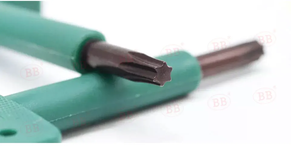 BB Sechskant-Torx-Schlüssel T6 T8 T9 T10 T15 T20 CNC-Drehmaschinenhalter Maschinenschraubengriffe Flaggenschlüssel Ringmaulschlüssel 10 Stück – Detail 7