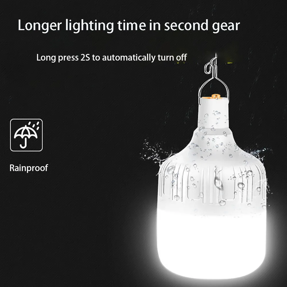 ZK30 Portable Camping Light Rechargeable Led Light Camping Lantern Emergency Bulb High Power Flashlight Camping Equipment Bulb