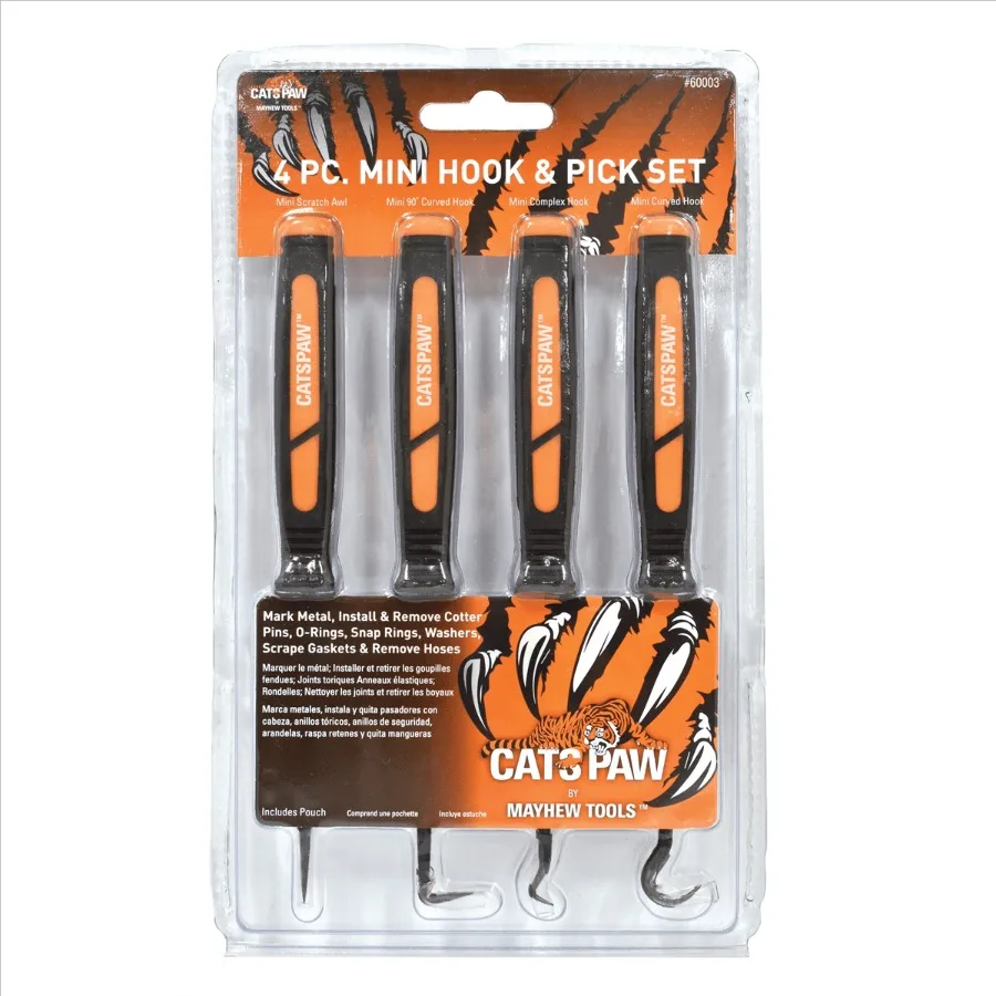 

Tools 60003 Dominator 4-Piece Mini Hook Pick Set
