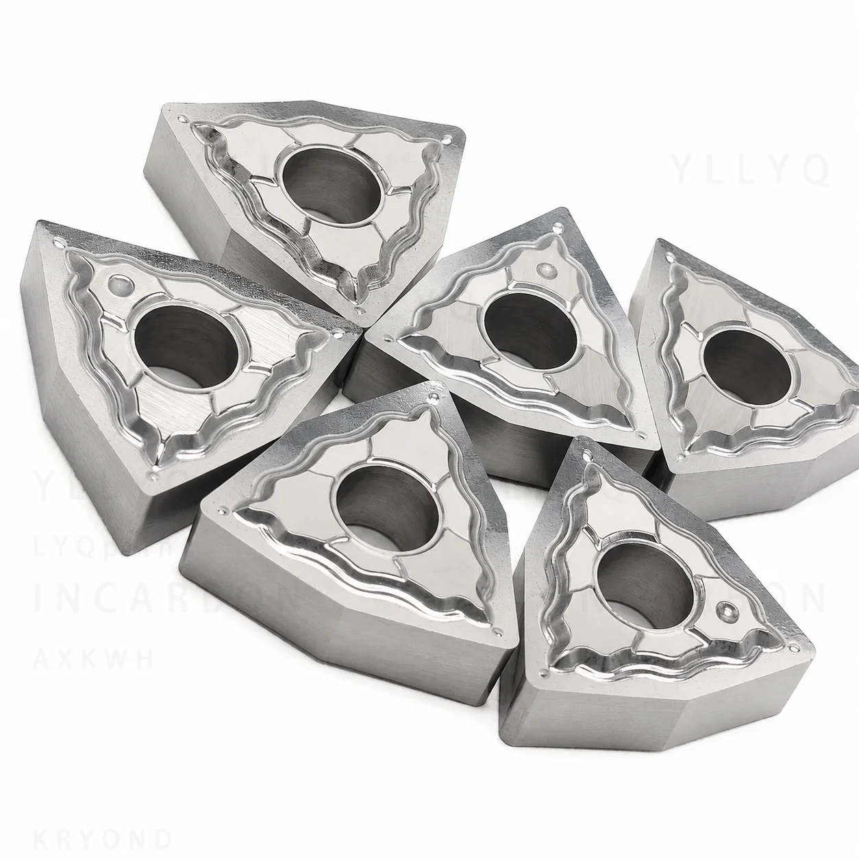 10PCS WNMX080404/WNMX080408 HA H01 Carbide Inserts Indexable CNC Lathe External Turning Tools for Aluminum Machining