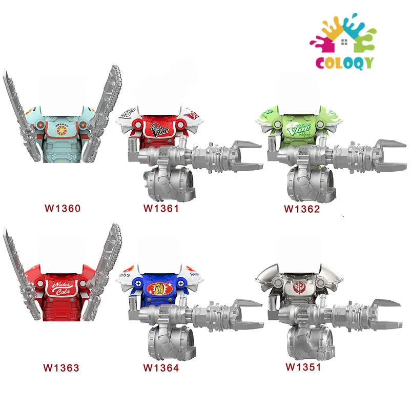 

W1360-1364 Science Fiction Series Children's Building Blocks, Radiation Armor, Boys' Building Blocks, Small Particle Toys, Gift