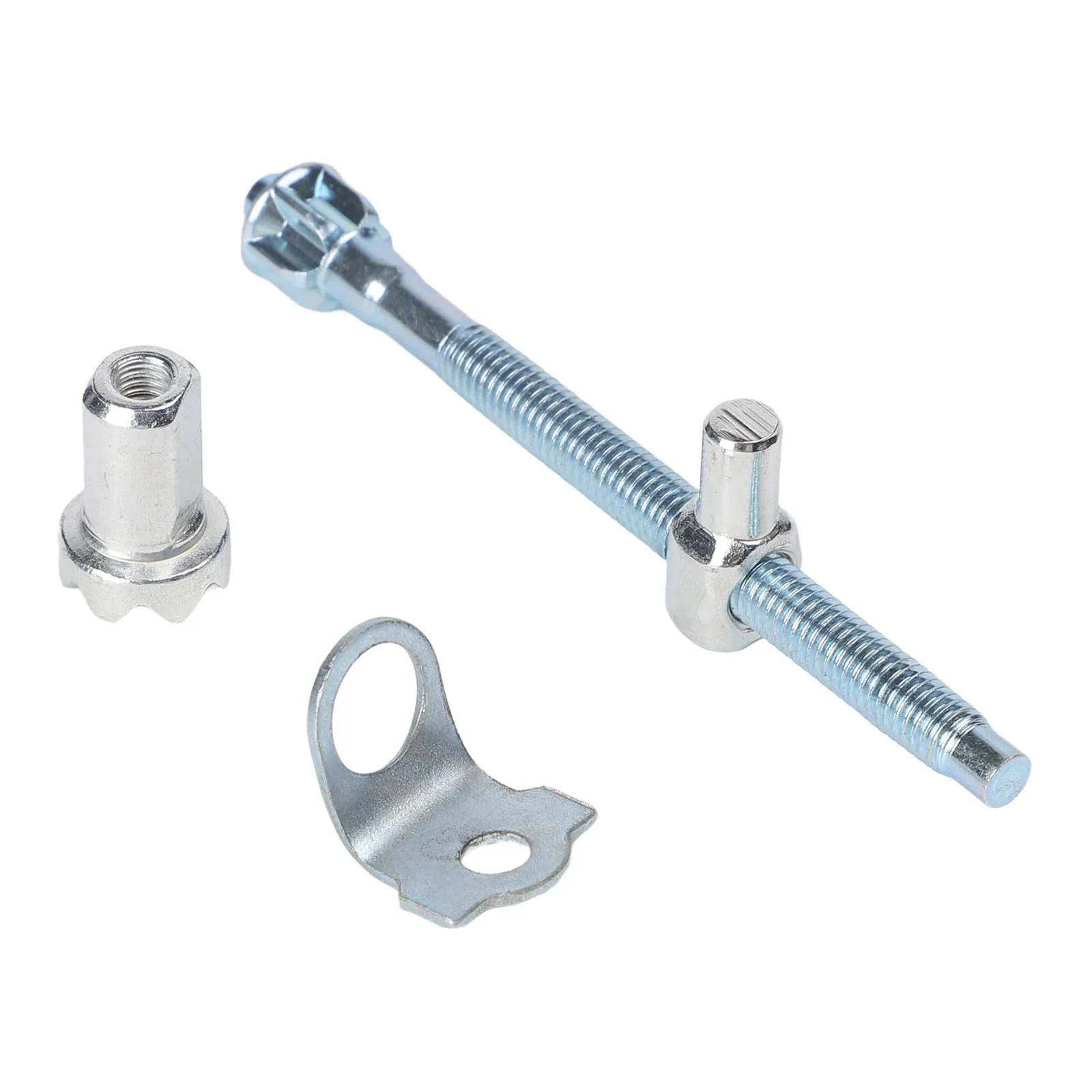 Metal Screw Nut Electric Saw Accessory Silver Grey Chainsaw Adjustment Tool Chainsaw Optimal Length 68 73mm User-Friendly Design