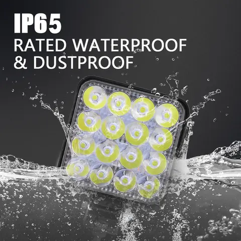 12V LED Light Bar 48W Mini LED Work Light Off Road Spotlight for Jeep Truck 4X4 Car SUV ATV Barra LED Headlights 10 best sales barra led 12v car - №3