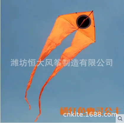 Weifang Kite Funny 6.5m Long Ghost Kite Large Size Big Long Tail Easy Fly Kids Birthday Gift