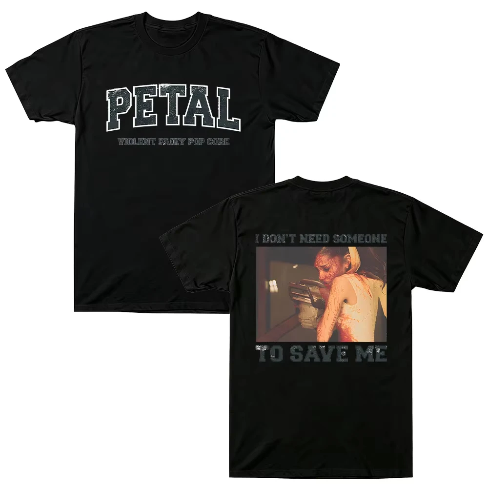 Vintage Petal Movie I Don't Need Someone To Save Me Graphic Tee Cotton Mens Womens T-Shirt Summer Streetwear