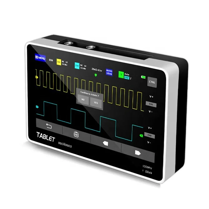 

1013D Dual-channel Digital Touch Flat-panel Oscilloscope 100M Bandwidth 1GS Sampling Rate