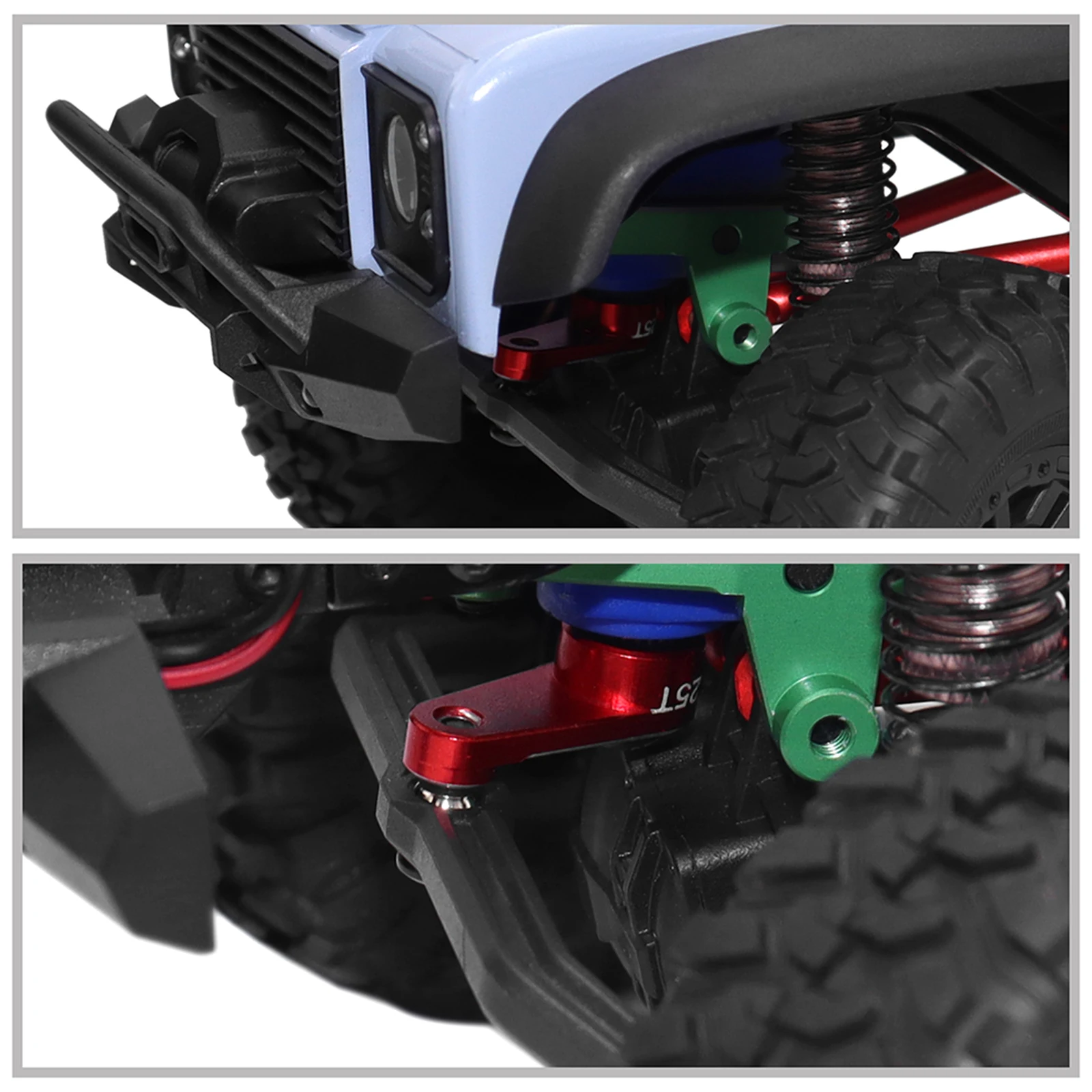 แขนเซอร์โวโลหะสำหรับเปลี่ยน 25T สำหรับรถบังคับวิทยุ 1/18 TRX4M RC Crawler