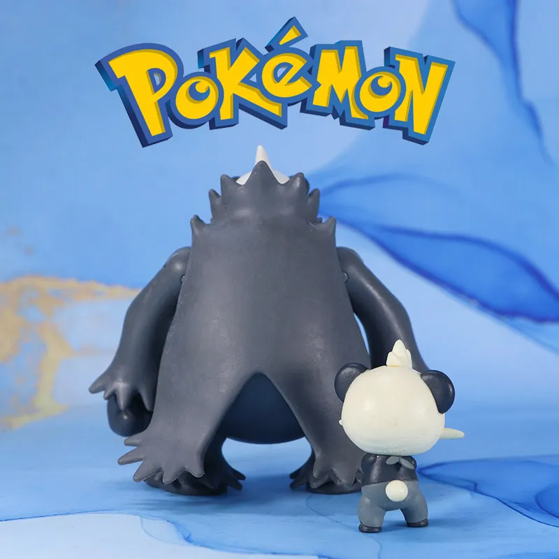 Genuine WCT Pancham & Pangoro Figures Pokemon Anime Collectible Model Toys - view 4