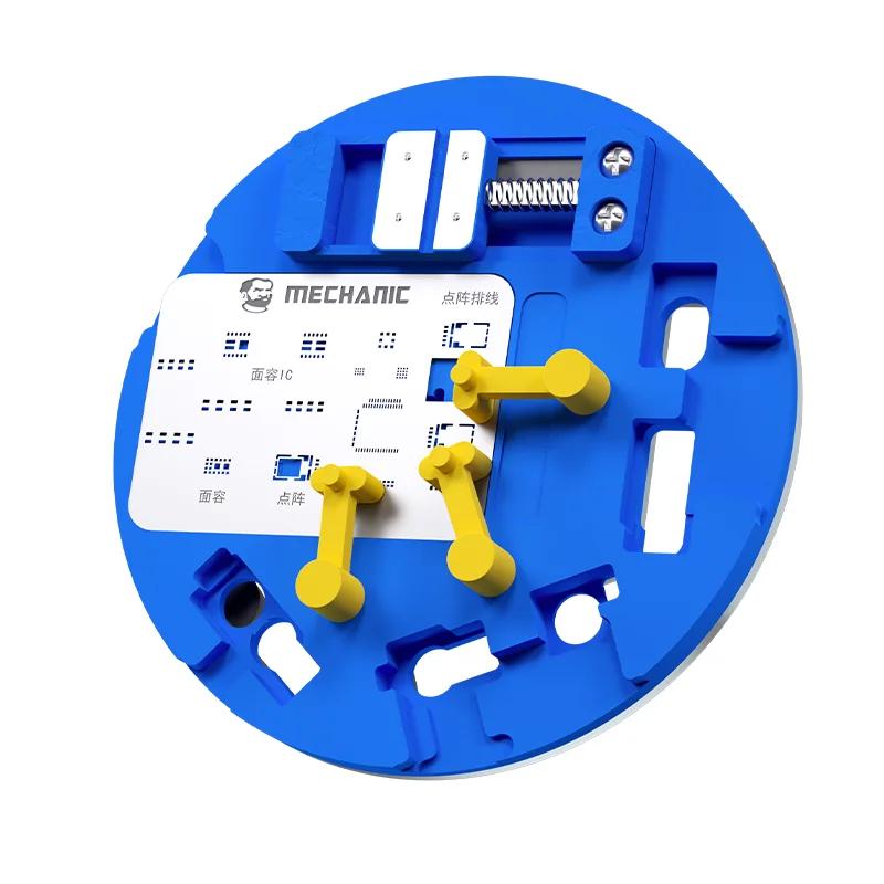 Mechanic Dot Matrix Fixture With Tin Template For iPhone X-114 Pro Max Face ID Repair BGA Reballing Stencil Soldering Platform