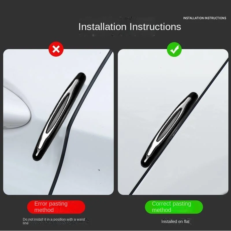 Car door border protection strip General type thickened car anti-collision strip anti-collision sticker door anti-scratch strip