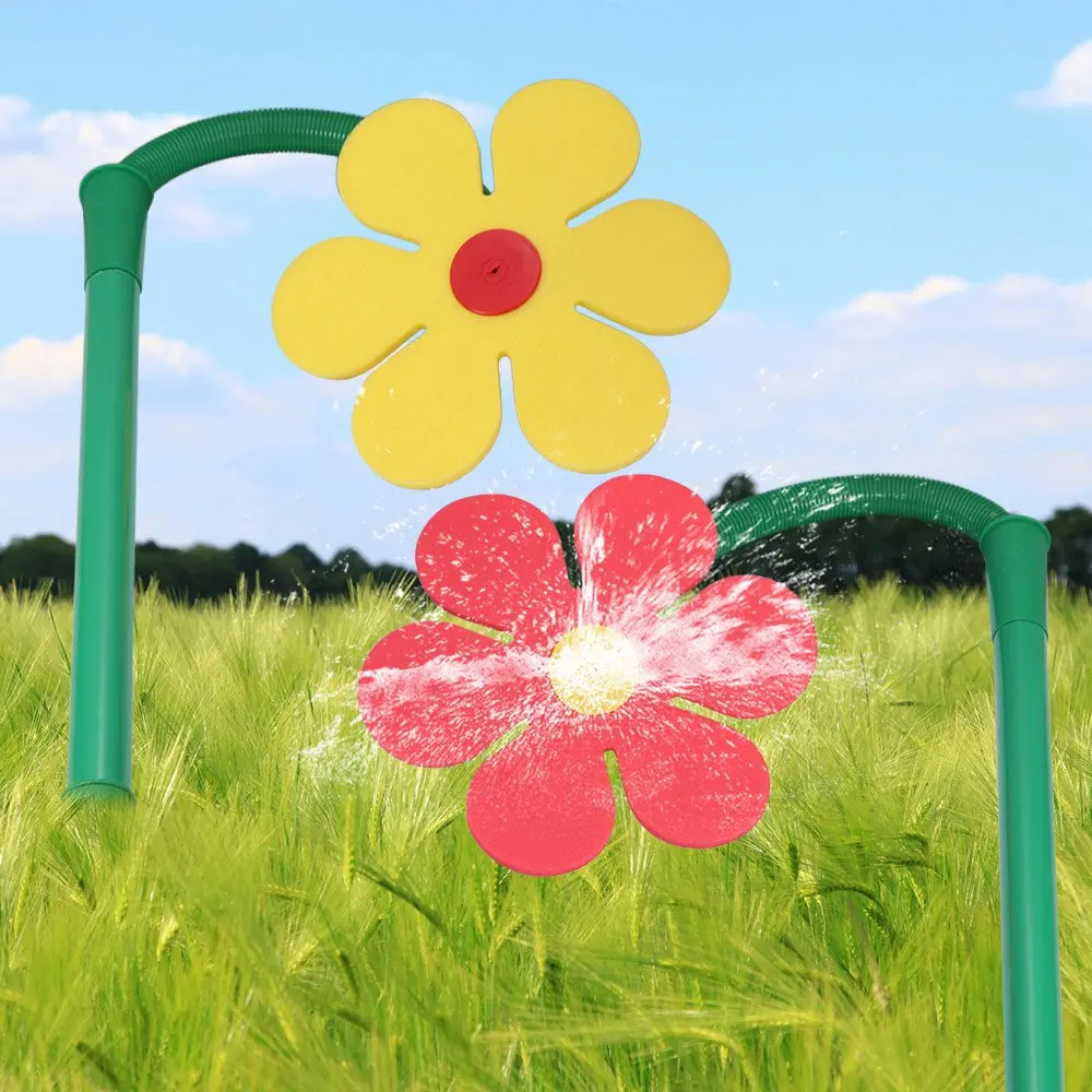 Irrigation Tool Flower Shape Crazy Spin Sprinkler 720 Rotating Unique Dancing Daisy Sprinklers Funny Creative Water Spray Farm