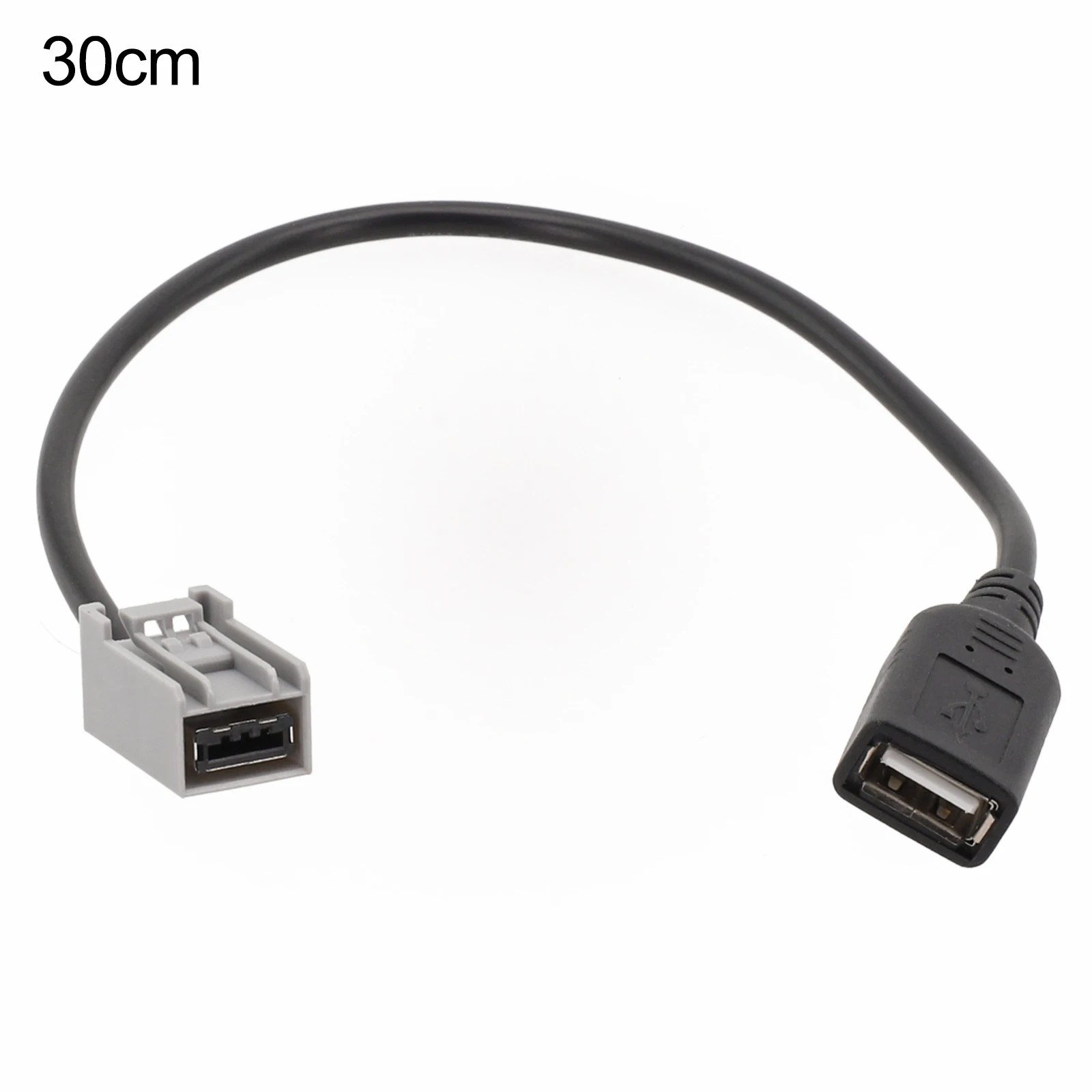 

1pc 30CM Length Car USB AUX Cable Wire Adapter Audio Media Music Interface 12V For Mitsubishi 2009 Onwards Direct Installation