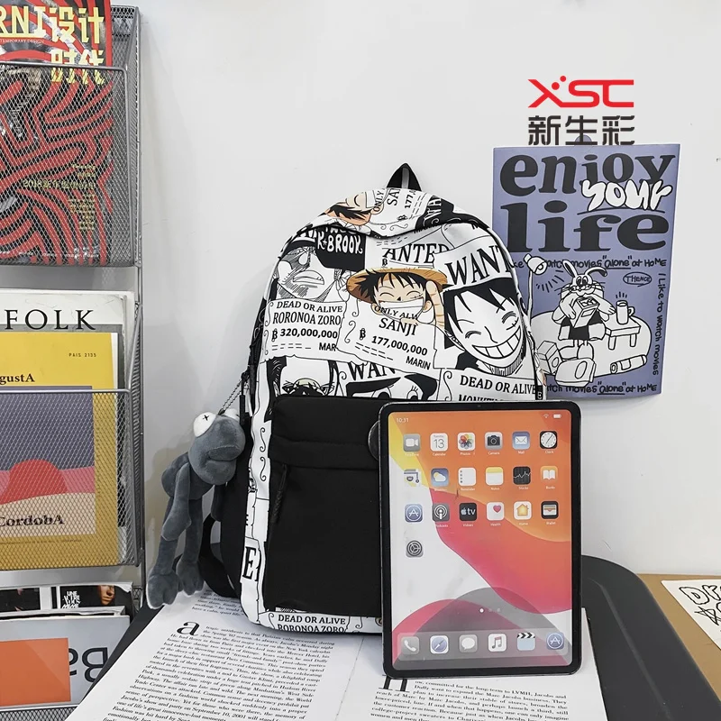 حقيبة ظهر للرجال من قطعة حقيبة ظهر عصرية رائعة مع حقيبة ظهر لطلاب المدارس الثانوية غير قابلة للضرب