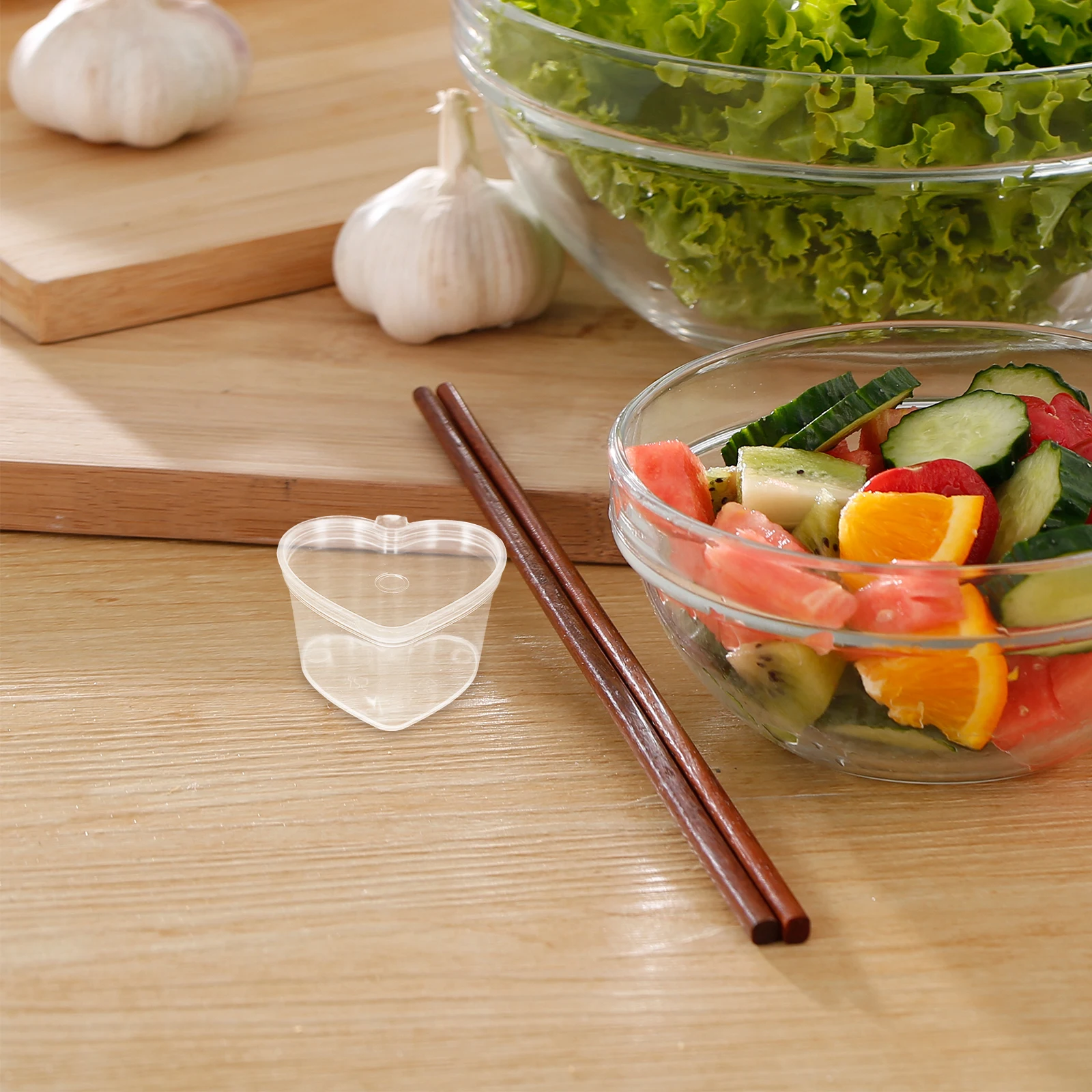 

100 pcs Sauce Cups Storage Seasoning Spice Jars Clear Transparent Containers Microwavable Leak-Proof Heat Resistant Easy