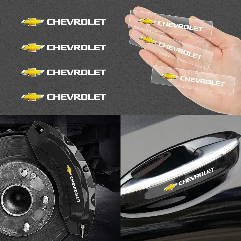 

1/2/5/10PCS PVC Car Door Handle Badge Protector Decal Wiper Sticker For Chevrolet Sail Cruze Captiva Malibu Trax Aveo Spark