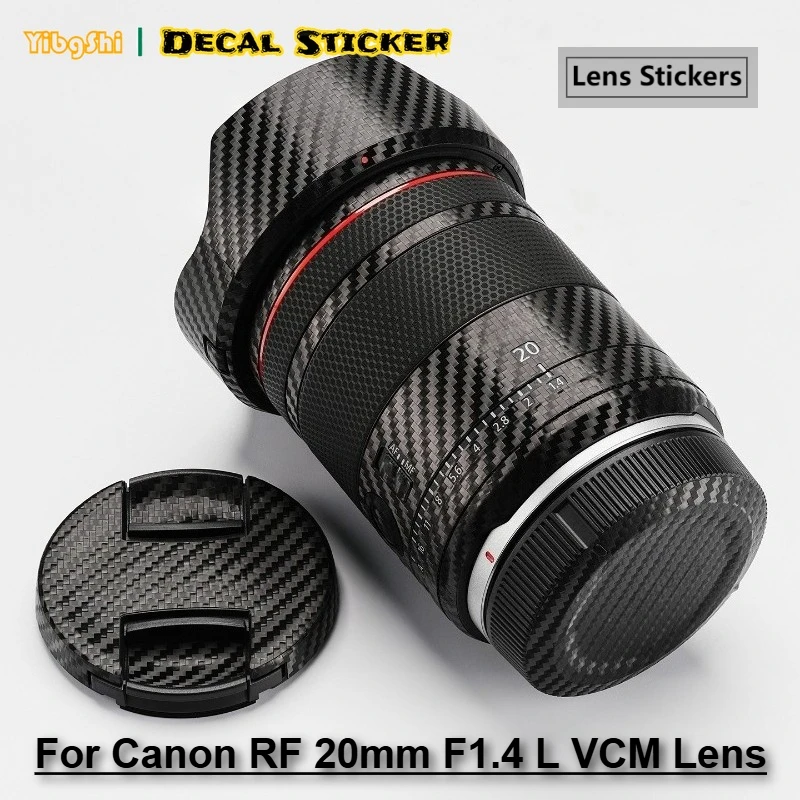 キヤノン-rf20f14l-レンズスキンキヤノン-rf-20-ミリメートル-f14-l-vcm-レンズラップカバースキン-20-14-保護ステッカー