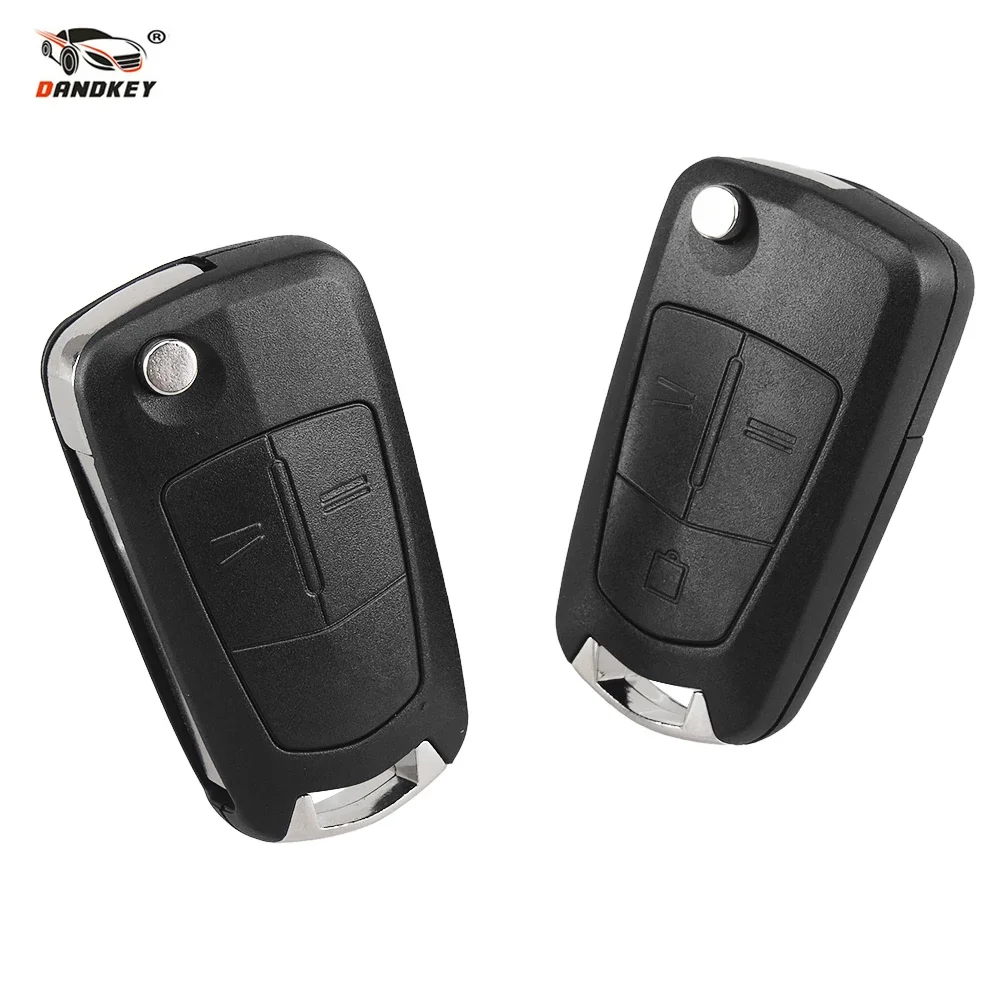 

Чехол DANDKEY для дистанционного ключа с 2 и 3 кнопками, чехол для Vauxhall Opel Astra H Vectra 2004 2005 2006 2007 2008 2009, оригинальный ключ