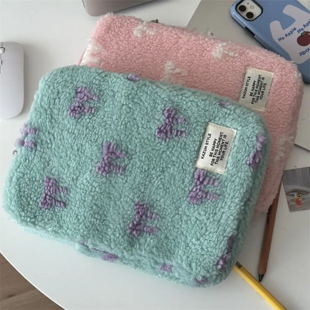Custodia protettiva universale per laptop da 11/13/15,6 pollici con motivo ad arco Custodia protettiva antiurto per notebook in peluche di grande capacità