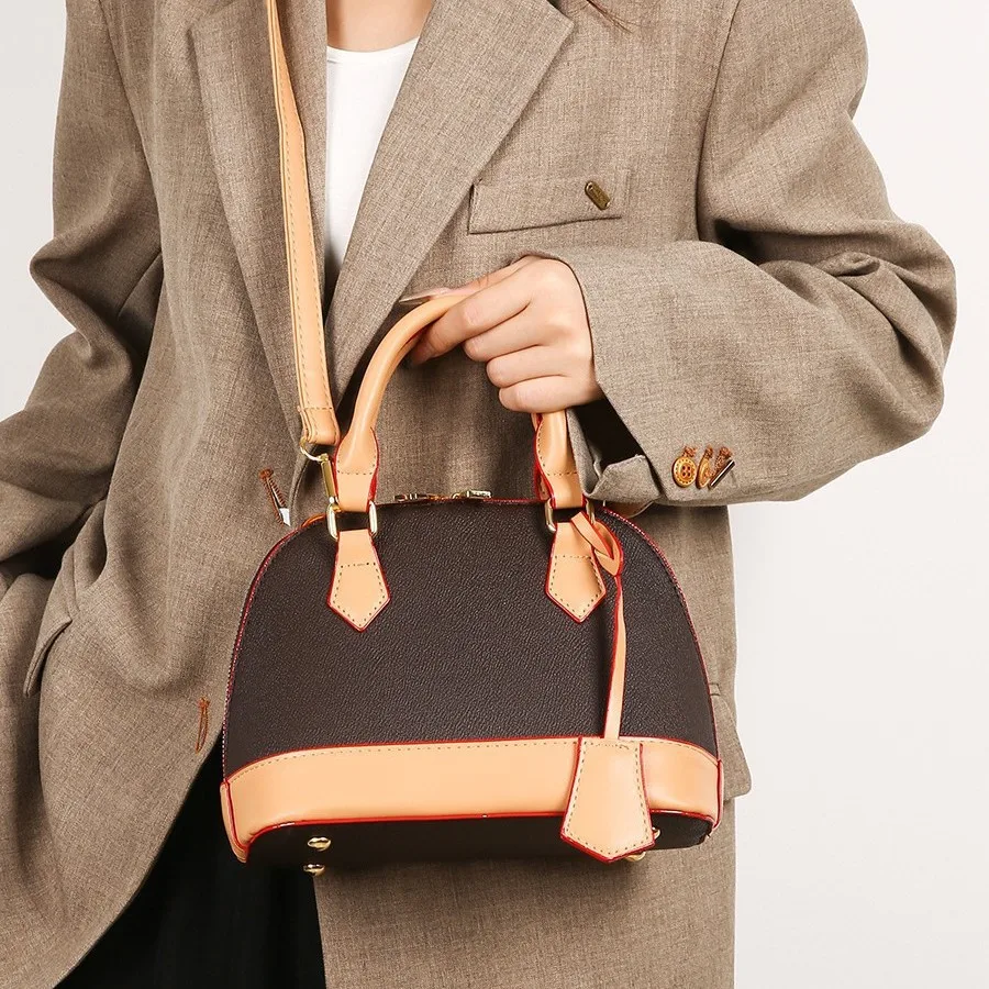 Tas Arsitektur Shell 2025, Tas Selempang & Jinjing Konvertibel untuk Wanita, Tas Jinjing Minimalis untuk Siang dan Malam