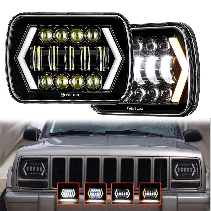 

7 Inch Car Headlight Led Bar Spotlights Round Led Lamp Waterproof Super Bright Work Light for Trucks Off Road Acessorios 12V 24V