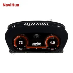 NavihuaLCD Digital Cluster Instrument Panel Dashboard Modification Virtual Cockpit Instrument Cluster For BMW X5 E70 2006-2013