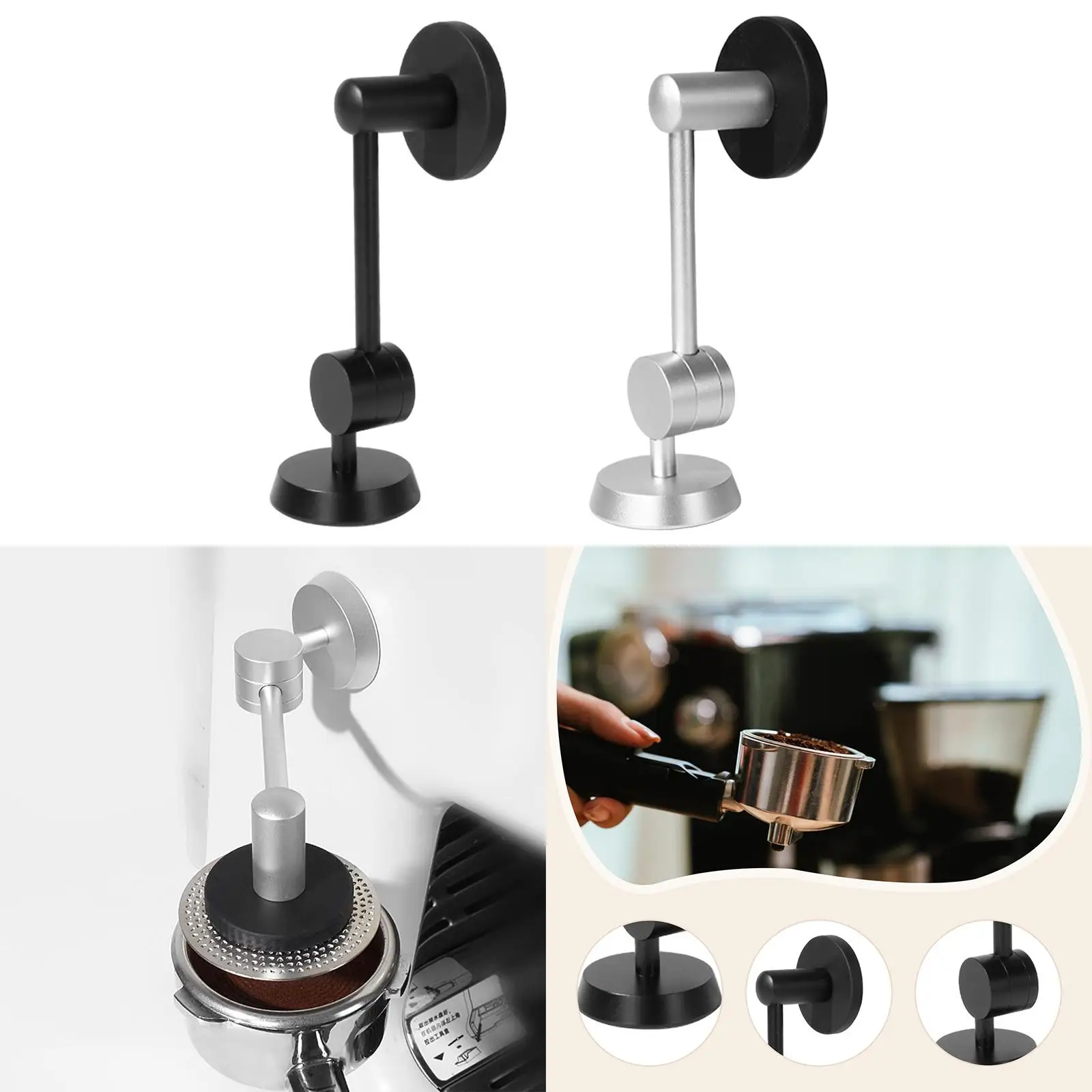 

Magnetic Puck Screen Holder, Support Stand Coffee Filter Holder Storage Rack for Portafilter Coffee Shop Restaurant