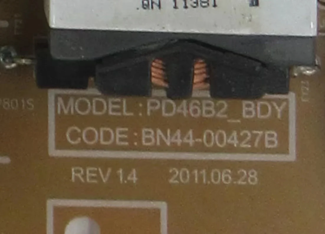 Placa original do poder, UA46D6600WJ, UA46D7000LJ, PD46B2-BDY, BN44-00427B, testado bom, segunda mão