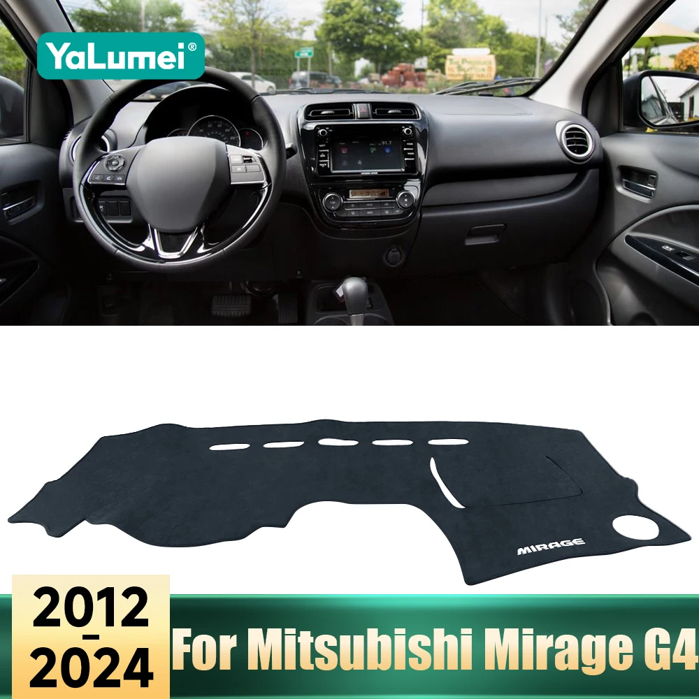 

For Mitsubishi Mirage G4 2012-2018 2019 2020 2021 2022 2023 2024 Car Dashboard Avoid Light Mat Sun Shade Cover Anti-UV Carpets