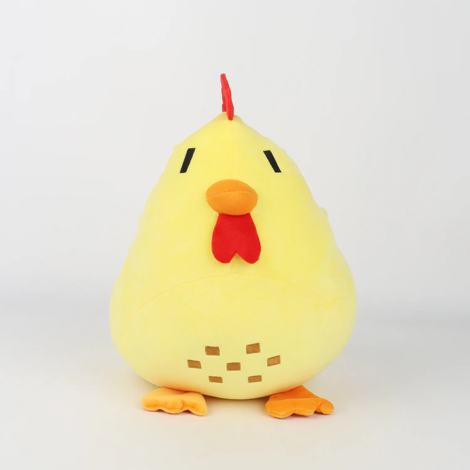 Soft Chicken Plush Toy Cartoon Chicken Game Toy Soft Animal Chicken Pillow for Kids Accompany Toy Room Decor