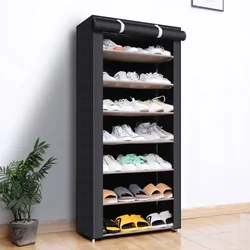 Simple multi-layer dust-proof shoe rack, non-woven cabinet, space saving cabinet