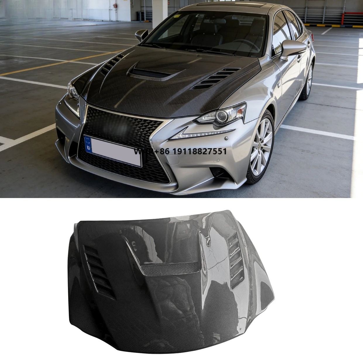 

Высококачественный капот из углеродного волокна для IS250 IS300 2013+ (крышка двигателя, обвес, автозапчасти, аксессуары)