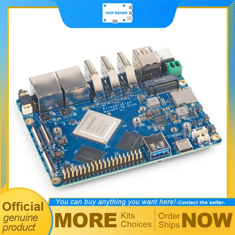 

NanoPC-T6 Plus SBC на базе Rockchip RK3588 с LPDDR5, возможностью расширения памяти до 32 ГБ