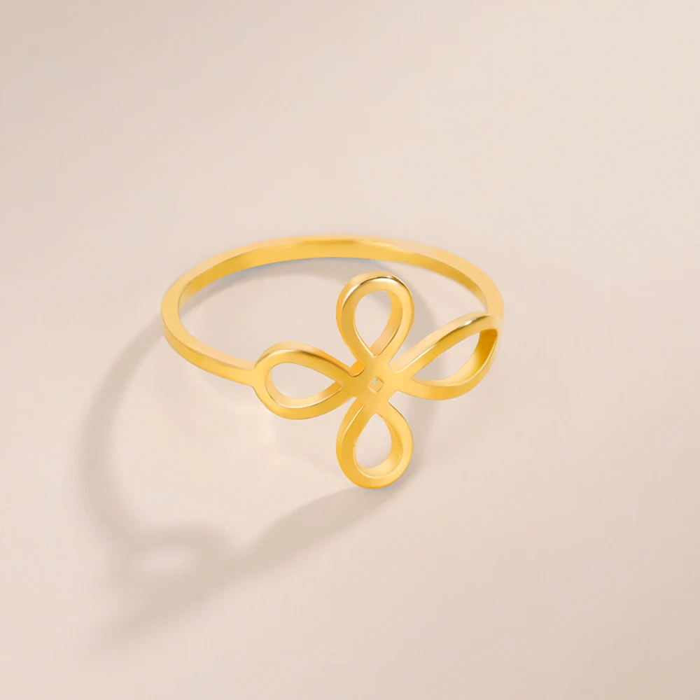 Dawapara Trinity Celtics Knotenring, irisches Liebesherz, Freundschaftsversprechen, Verlobungsring, Ehering aus Edelstahl – Detail 21