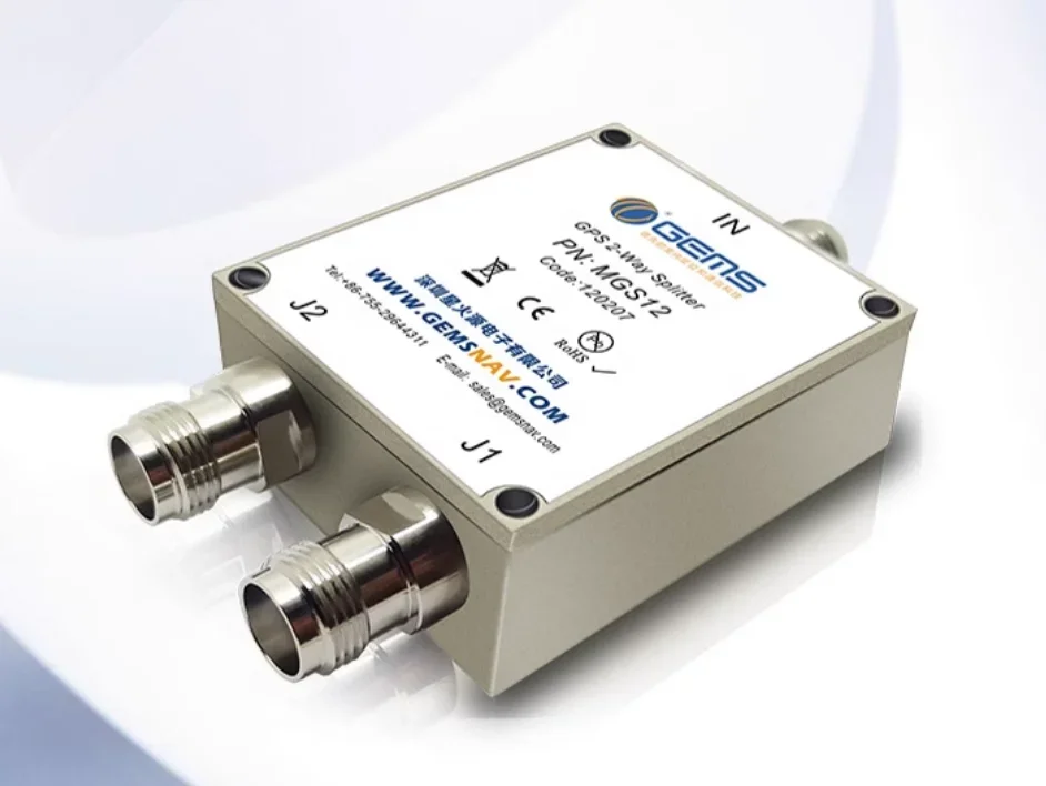 MGS12, GPS one point two power splitter, GNSS intelligent two power splitter, N SMA TNC type GPS Beidou power splitter