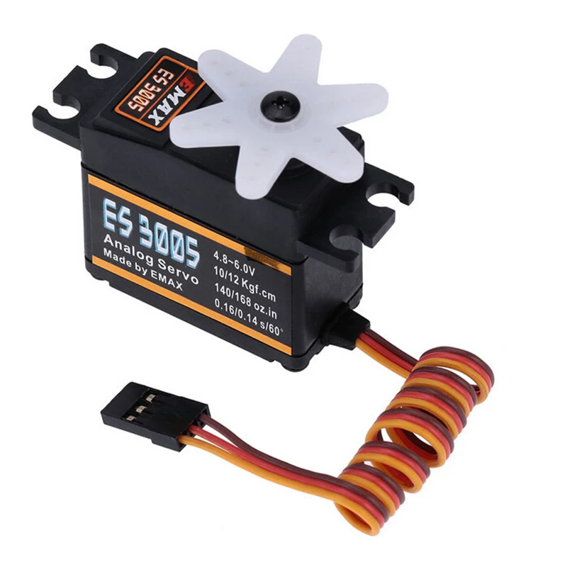 Servo impermeabile EMAX ES3005 metallo analogico Servo 42g impermeabile con ingranaggi per RC auto elicottero barca aereo parti accessori fai da te